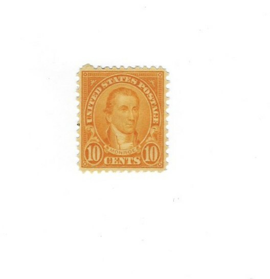 STAMPS US SCOTT 642 "Monroe" 10 CENT 1942 MH