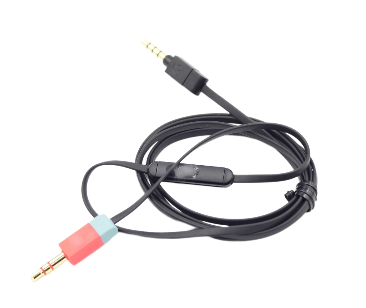 3.5mm Jack Audio Cable wire for Skullcandy Crusher Over-Ear Wireless Headphones