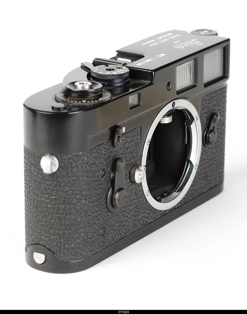 Leica M2 Black Paint Repaint Mint