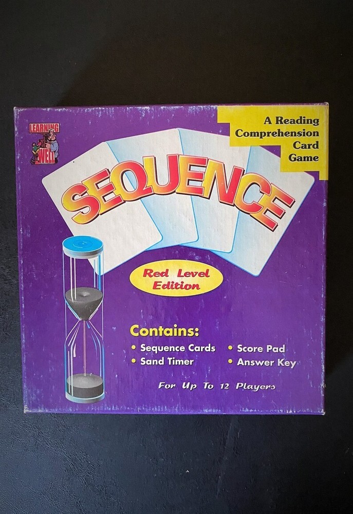 SEQUENCE Red Level Edition - A Reading Comprehension Card Game