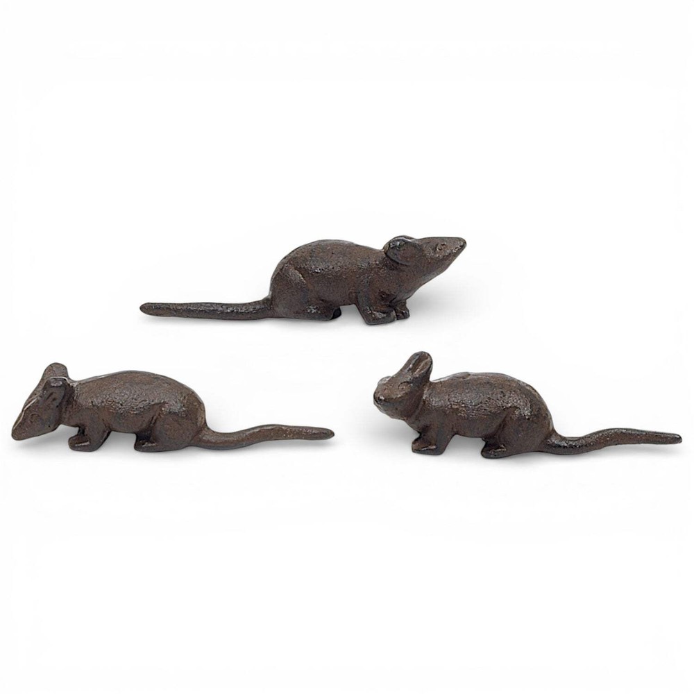 Cast Iron Mouse Figurine