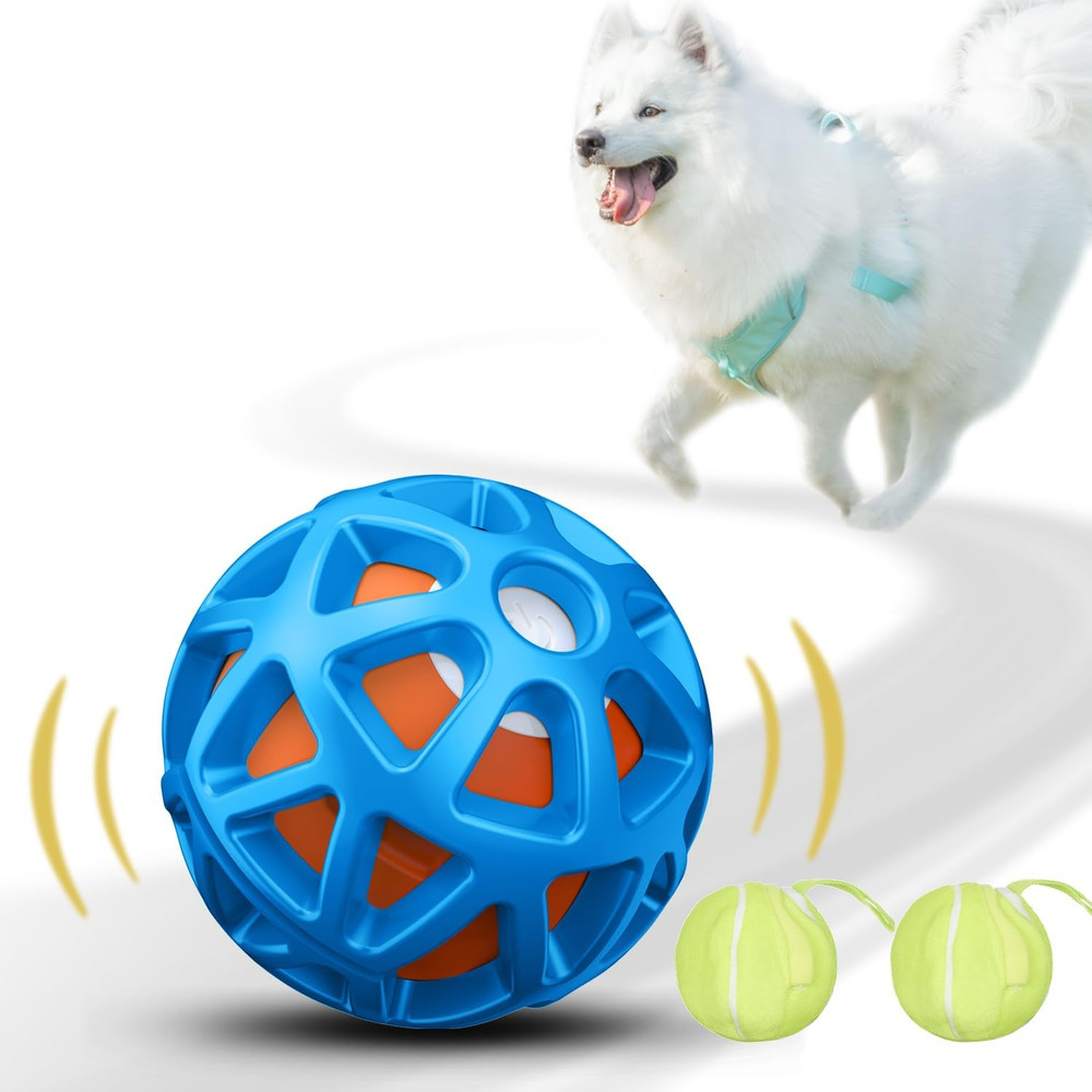 Interactive Dog Toys – Durable Automatic Bouncing & Vibrating Interactive Dog Ba