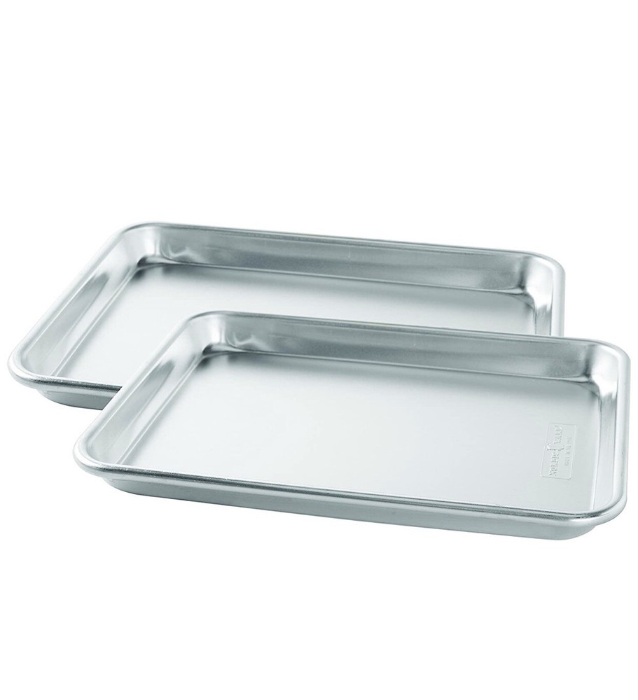 Nordic Ware, 4 Pk Mini Baking Quarter Multi-Purpose Sheets Grilling Serving Tray