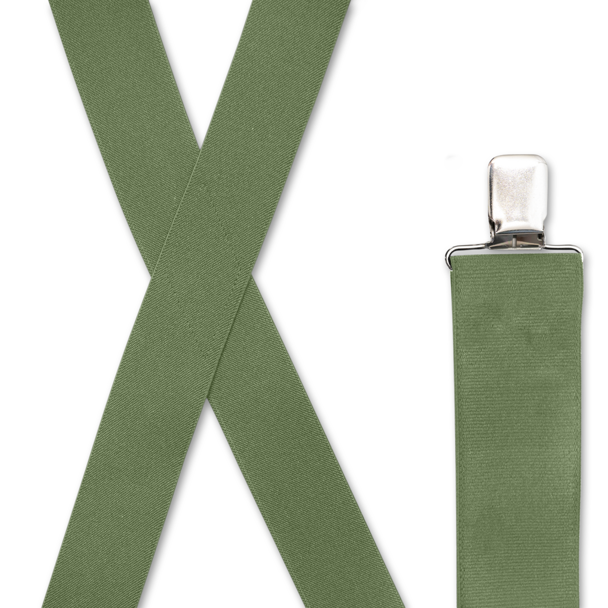 Men's Suspenders - Strong Clips, Many Colors, X Style 1.5" & 2", USA Made