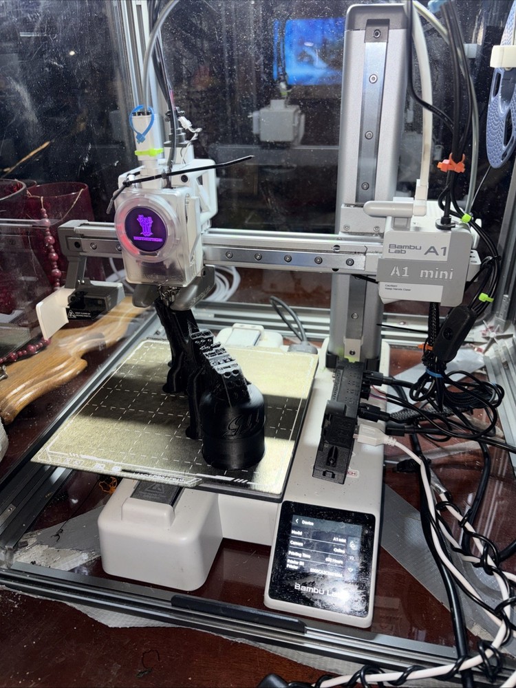 Bambu Lab A1 Mini 3D Printer - Enclosure And Backup Parts - Make Shift AMS Too