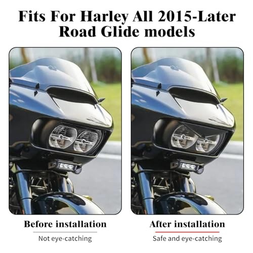 Motorcycle Headlight Eyebrows Sticker Black Headlamp Eyebrow Eyelids Upper