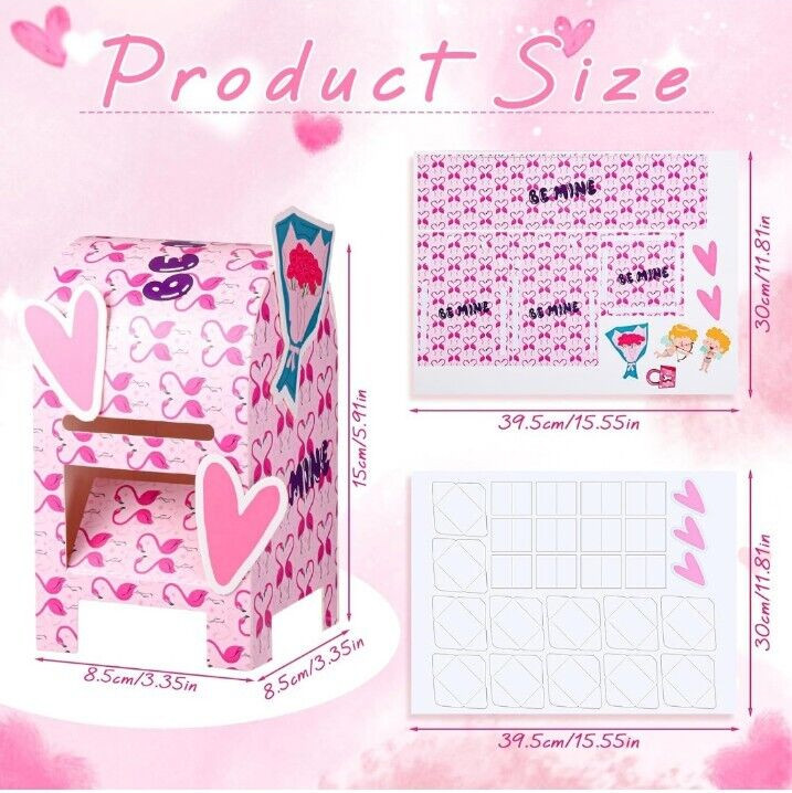NIB Engrowtic 360 PC. DIY Valentine's Day Mailbox
