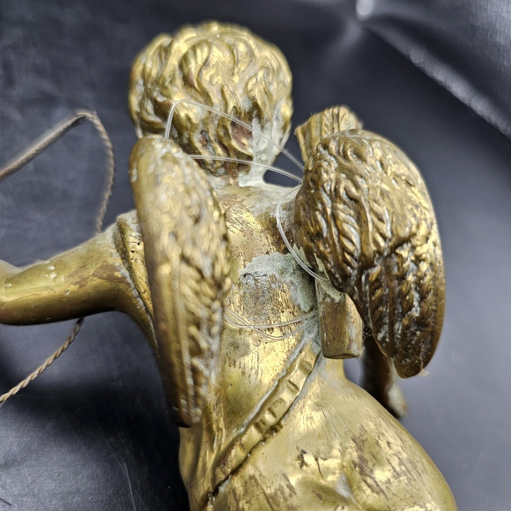Solid Brass Cupid Architectural Salvage 7"