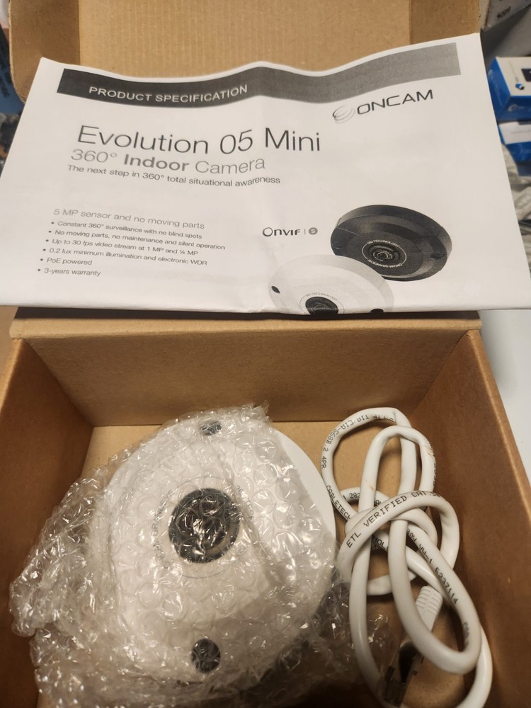OnCam EVI-05-LID Evolution 360 Degree Indoor Mini Camera
