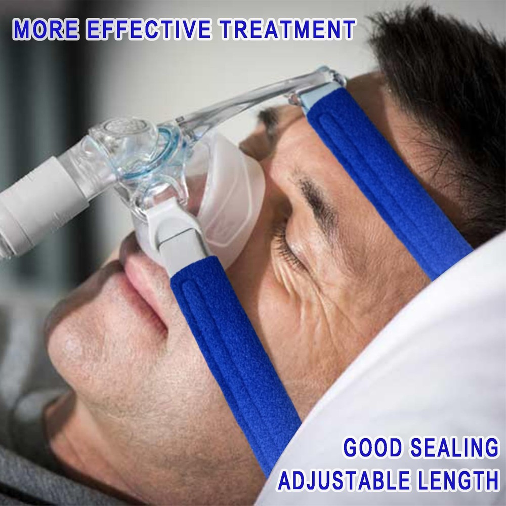 8 Pack CPAP Strap Covers Breathable Cushions for Most 8 Pack, Blue