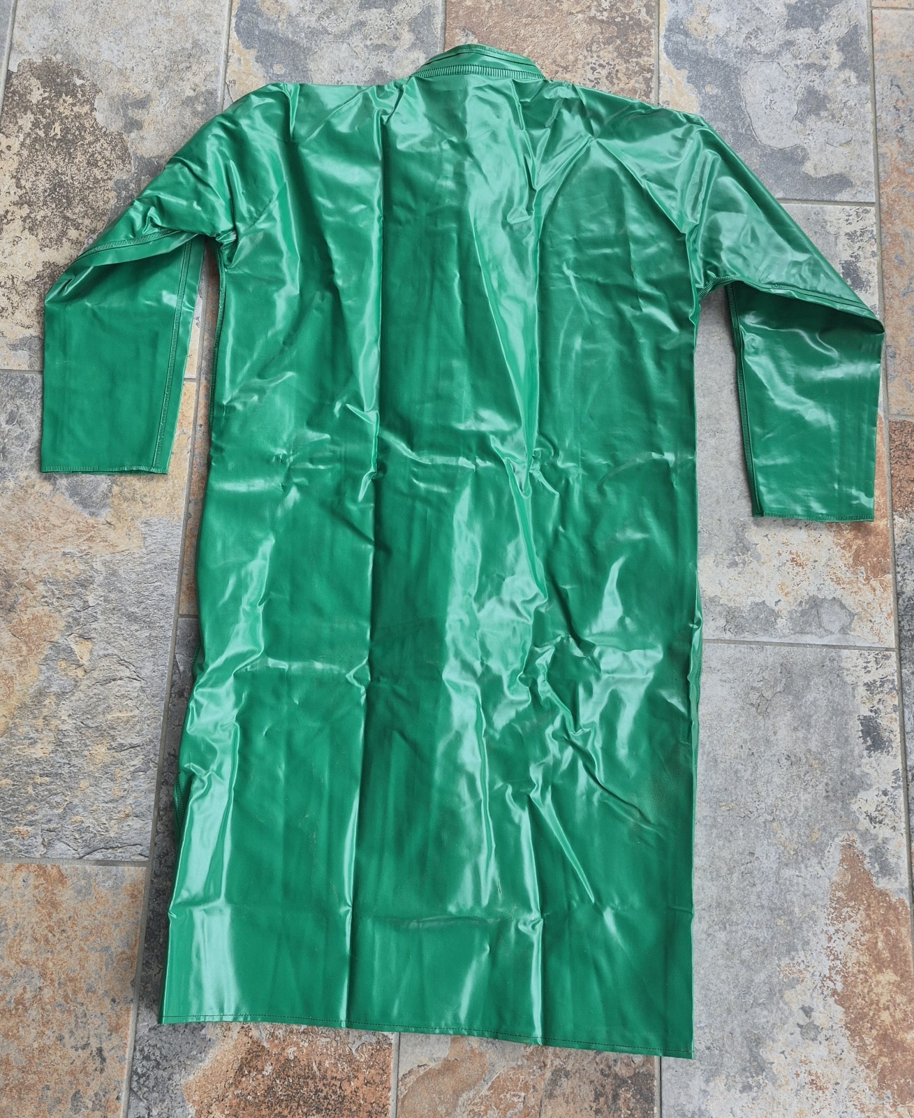 Neese Chem Shield 96 Series Protective Green Coat Adult Large PVC On Polyester