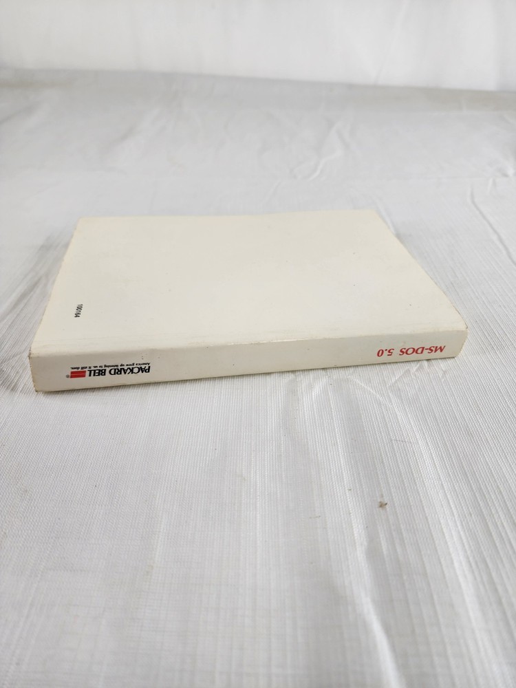Microsoft MS-DOS 5.0 User Guide/ User Reference for Packard Bell