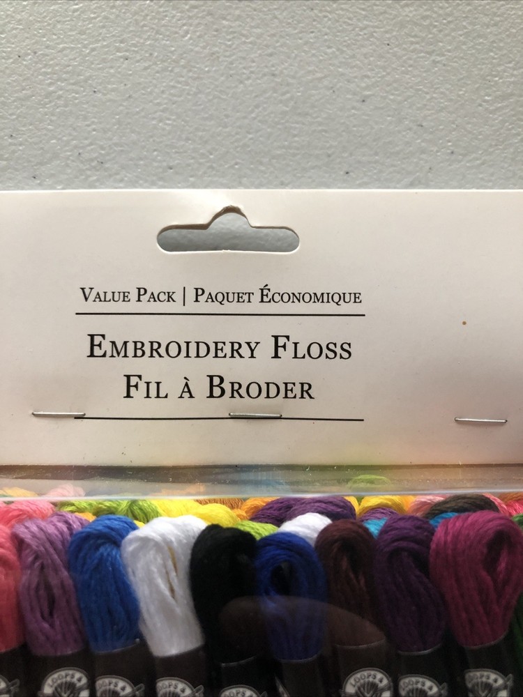 Loops & Threads Embroidery Floss - Value Pack, 105 Skeins, NEW