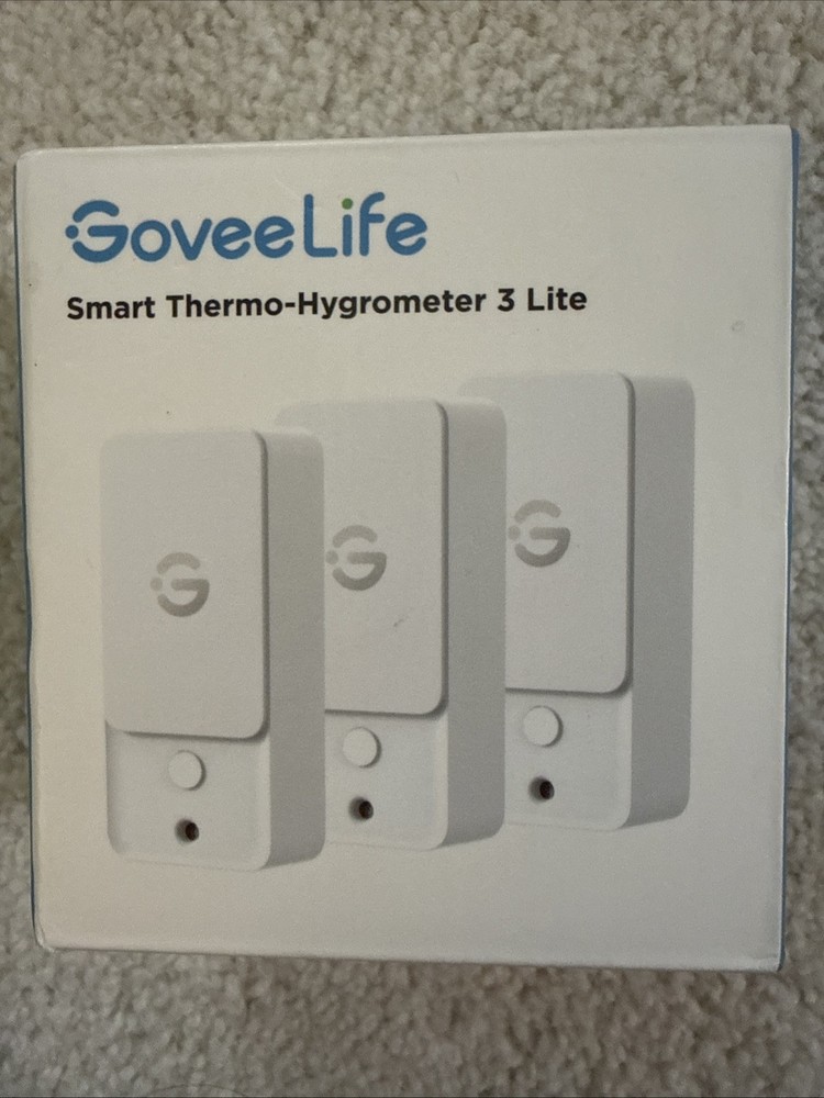 Govee Smart Thermo Hygrometer Complete Open Box 3 Pack