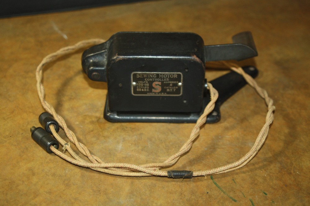 Vintage Singer B.T. 7 Sewing Machine Motor Controller -for Model 128+  Untested