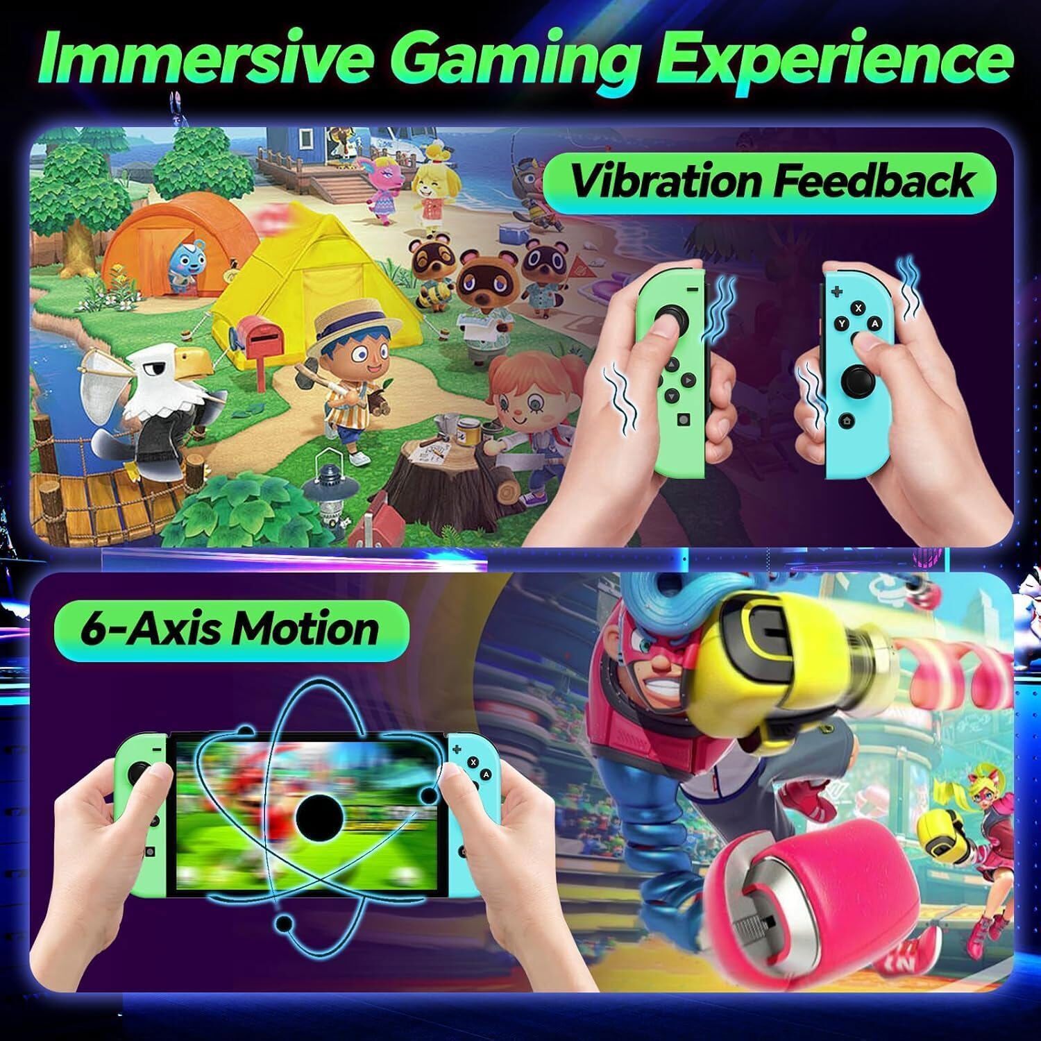 For Nintendo Switch Joy-con-Controller Left W/ Right Wireless Gamepad 1-Pair