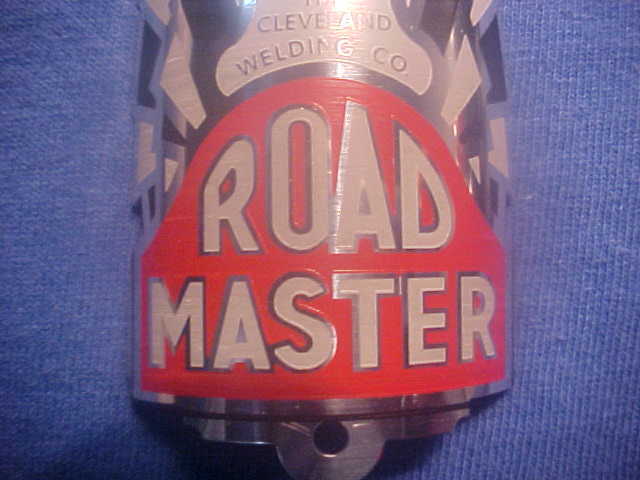 2 Roadmaster Balloon Tire Bicycle Head badge name plate Emblems