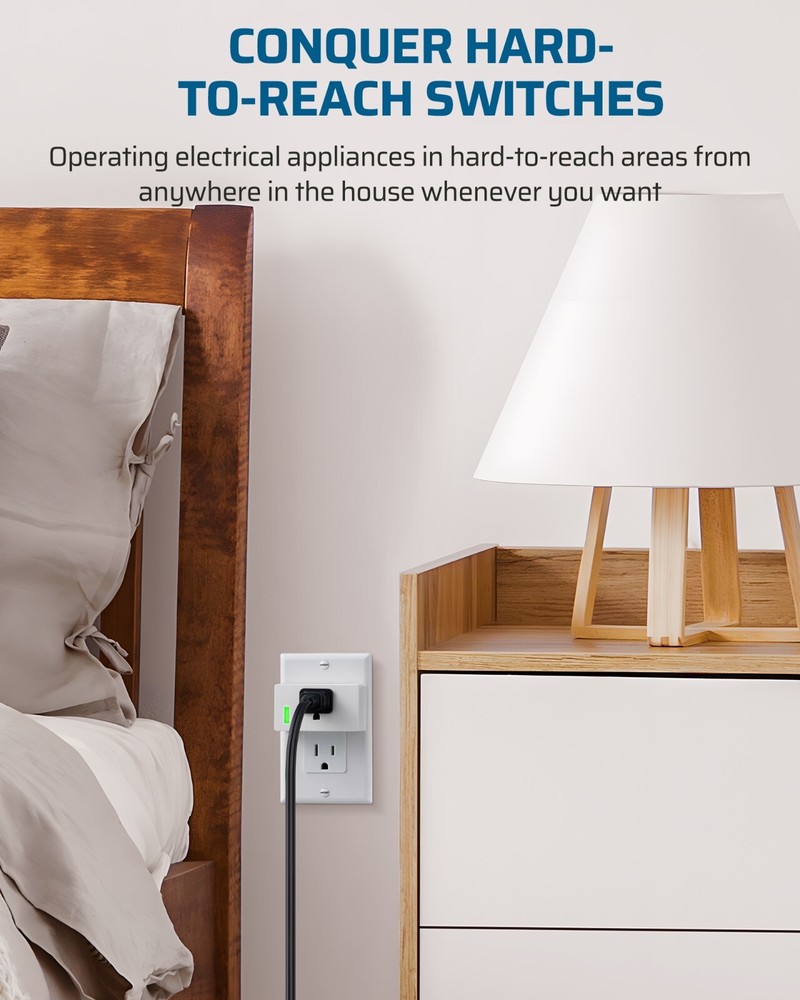 DEWENWILS Remote Control Outlet, Indoor Wireless Remote Outlet Switch 5 Outlets