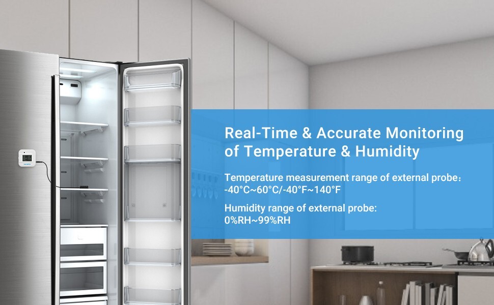 Bluetooth Humidity Sensor Temperature Thermometer Data Logger Display Screen CF