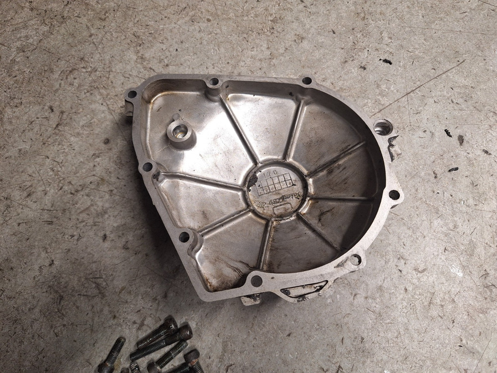2000 Suzuki GSX600F - Side Engine Casing Generator Stator Cover & Fixing Bolts