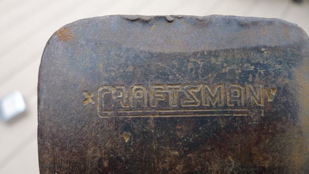 1930'S CRAFTSMAN AXE, RARE LOGO