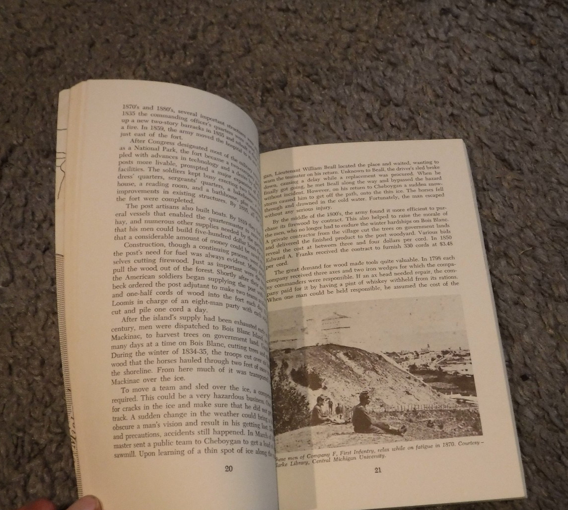 Reveille Till Taps Soldier Life at Fort Mackinac 1780-1895 by Keith Widder BOOK