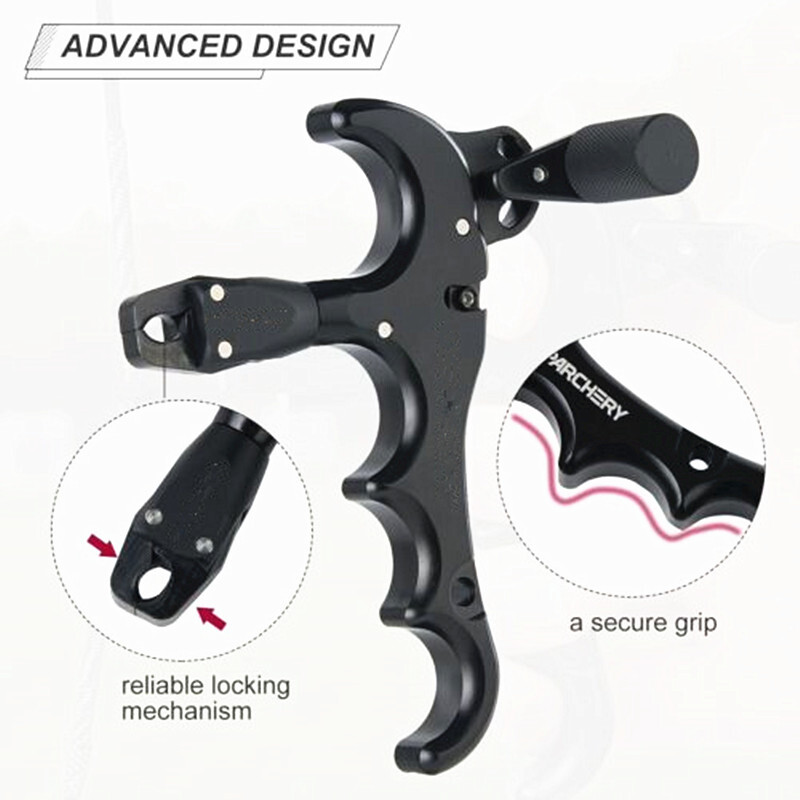 Archery Tools Thumb Release Aids Trigger Hunting Gear Compound Bow Shooting