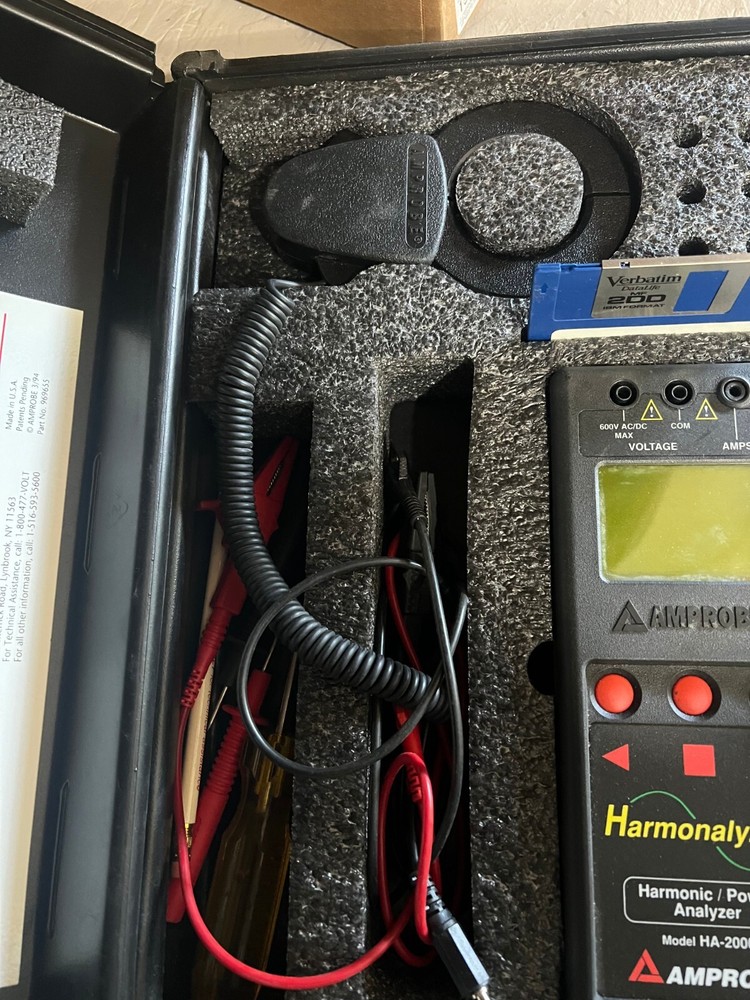 AMPROBE HA-2000 HARMONALYZER HARMONIC/POWER ANALYZER