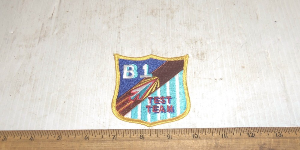 US Air Force - B-1 Test Team Embroidered Patch
