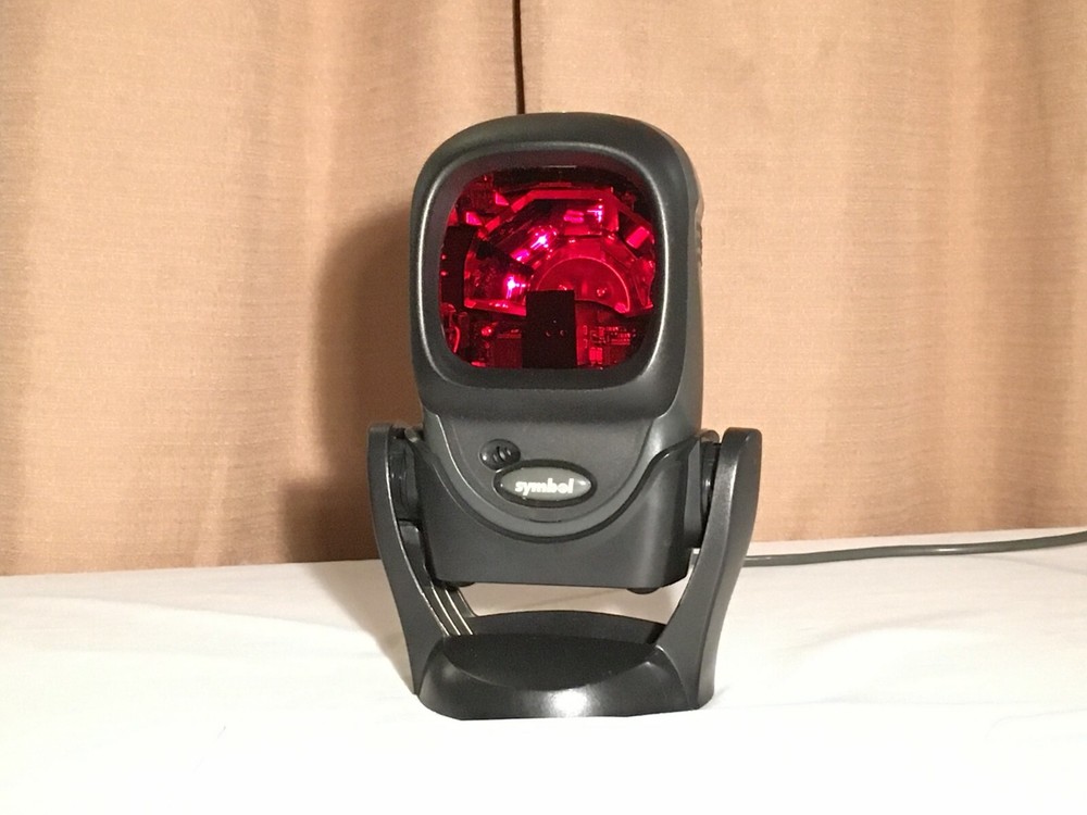 Symbol LS9208 Presentation Scanner with OEM USB Cable and Angle-adjustable Base