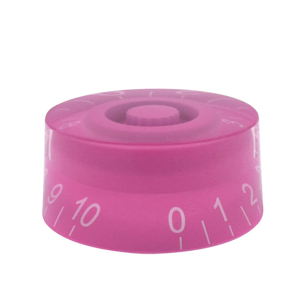 FLEOR 20PCS Fuchsia Barrel LP Guitar Volume Tone Knob Control Speed Knobs Button