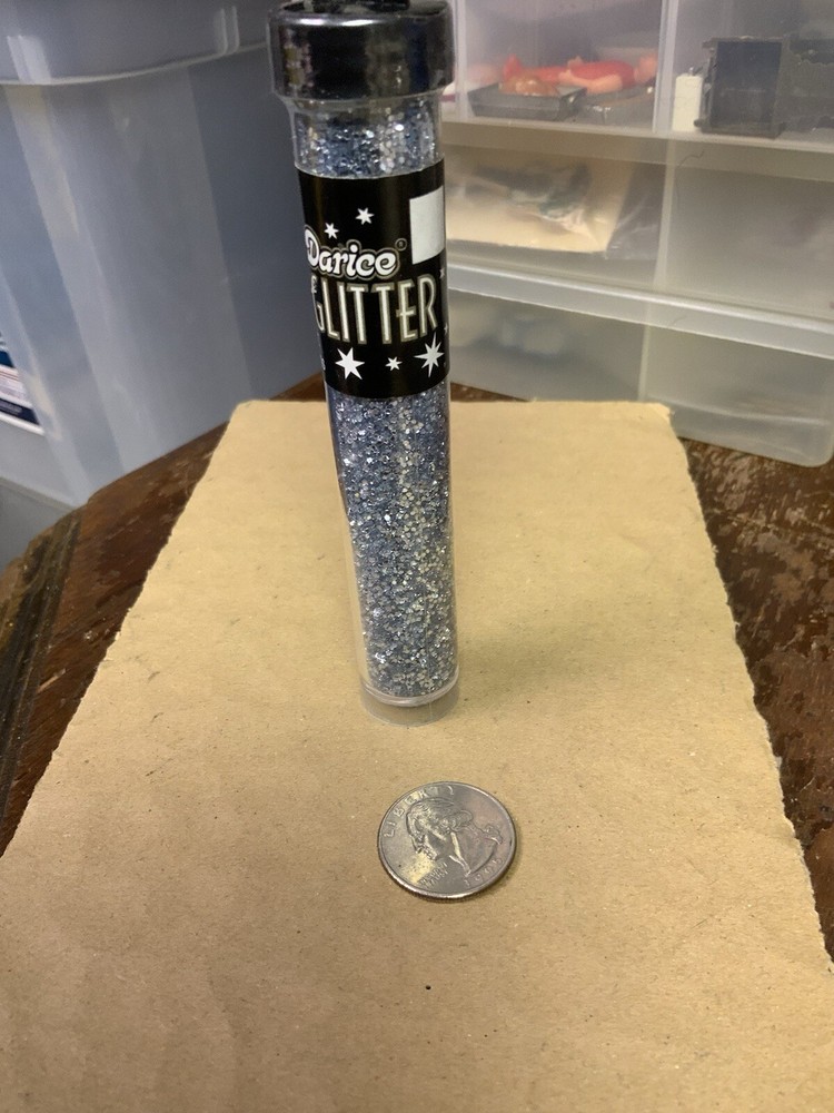 Crafts Darice Light Blue Glitter