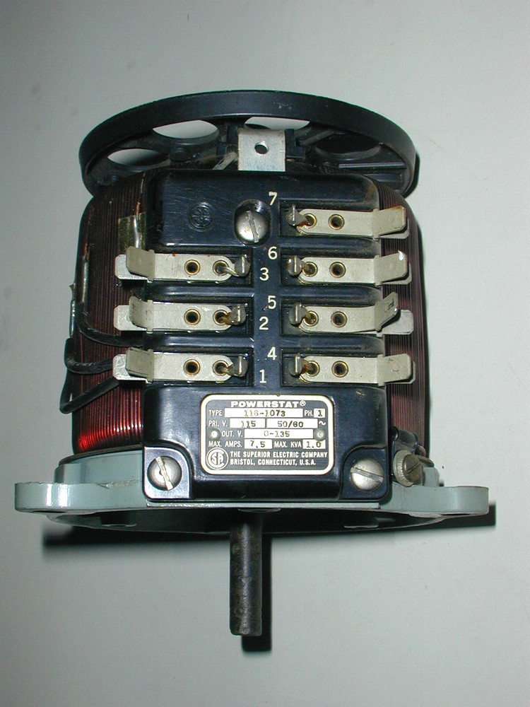 Powerstat 118-1073 (Variac) Variable 115V AC Autotransformer