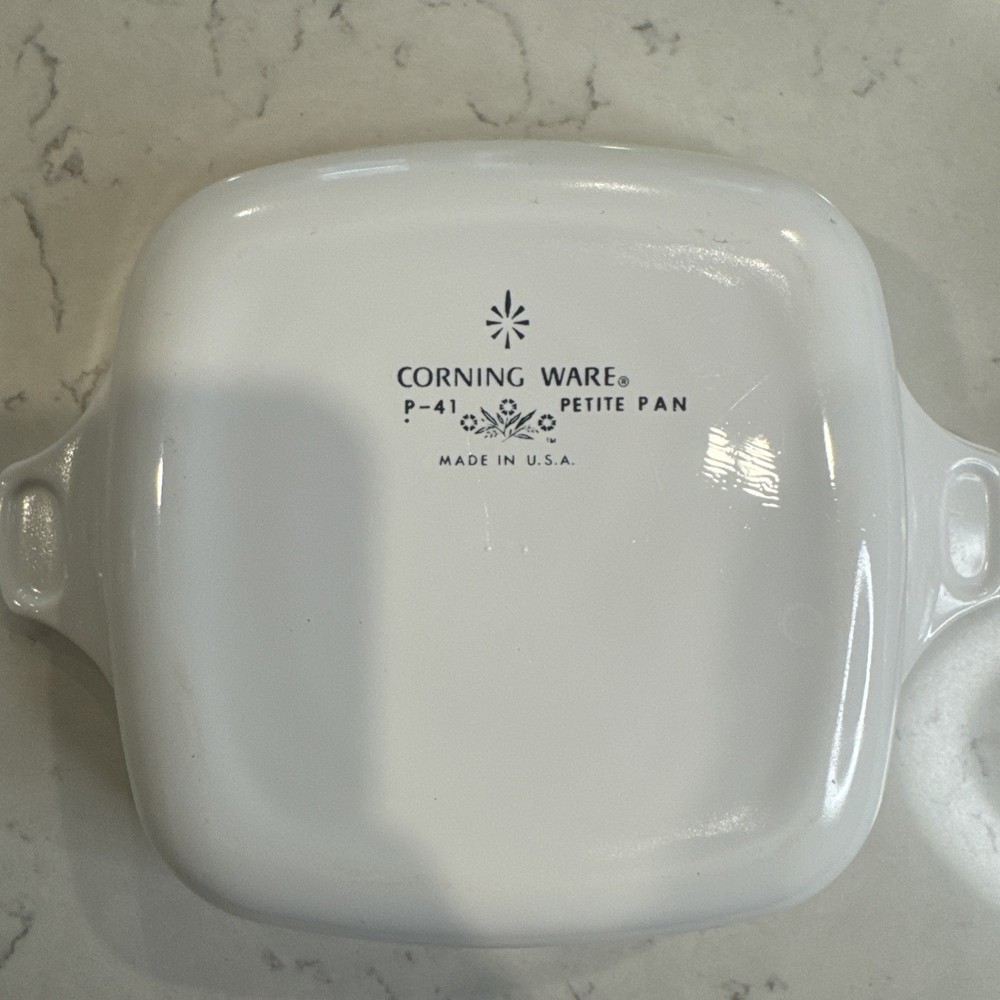 6 piece vintage corning ware
