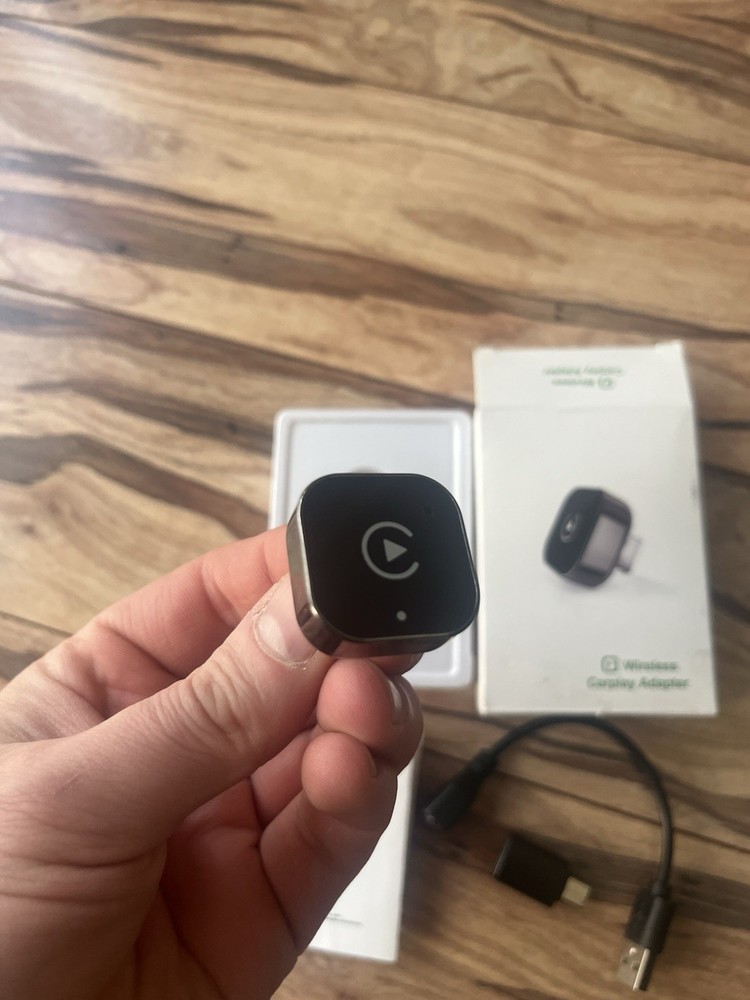 Wireless CarPlay & Android Auto Adapter 2026 USB/USB-C Plug & Play Fast Connect