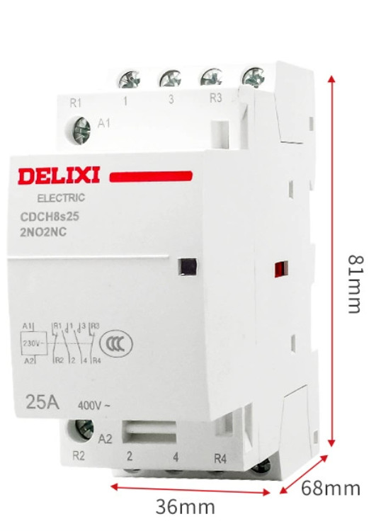 Delixi AC Contactor CDCH8S 25A