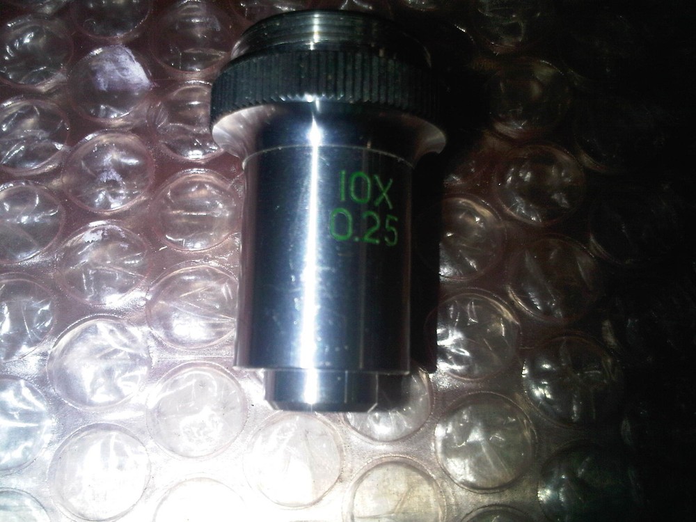 Microscope Objective 10X 0.25