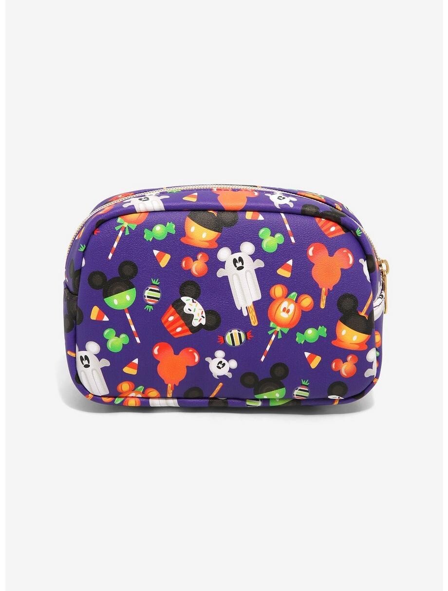 NEW Loungefly Disney Mickey Mouse Halloween Treats Makeup Bag / Toiletry Bag