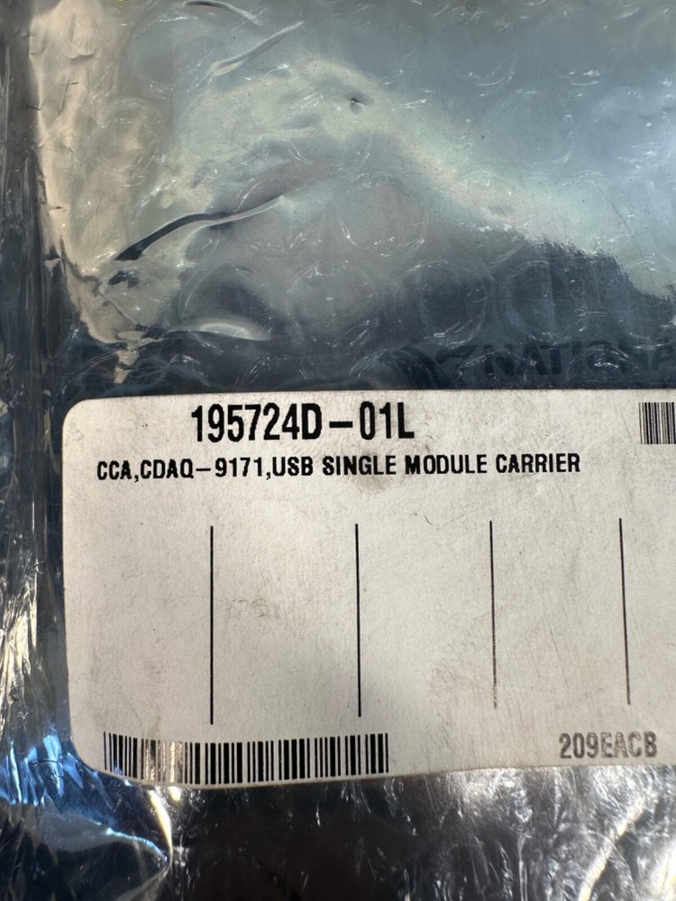 National Instruments cDAQ-9171 CompactDAQ Chassis, 195724D-01L (3D-8)