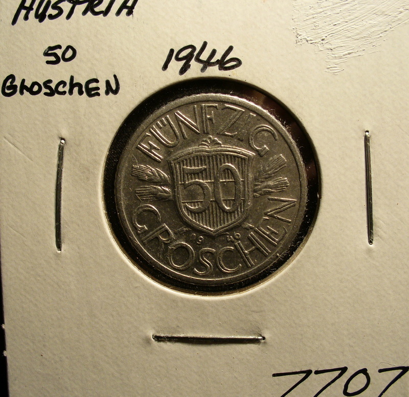 Austria 50 Groschen 1946