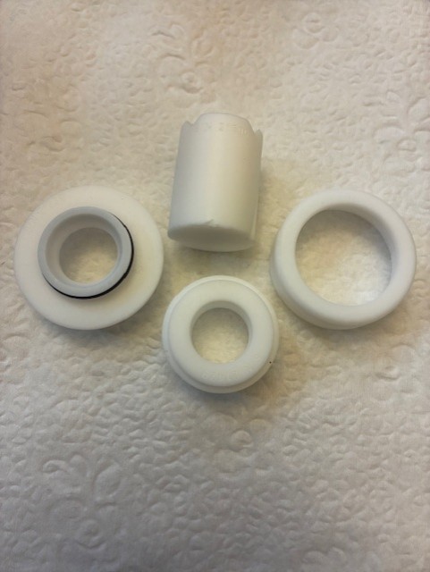 Teledyne Hanson Phoenix diffusion, Threaded cell cap kits, PTFE, Medium size