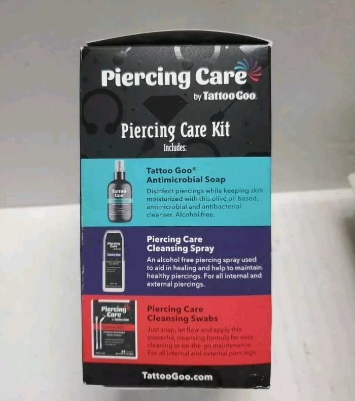 Piercing Aftercare Kit Set Complete Body