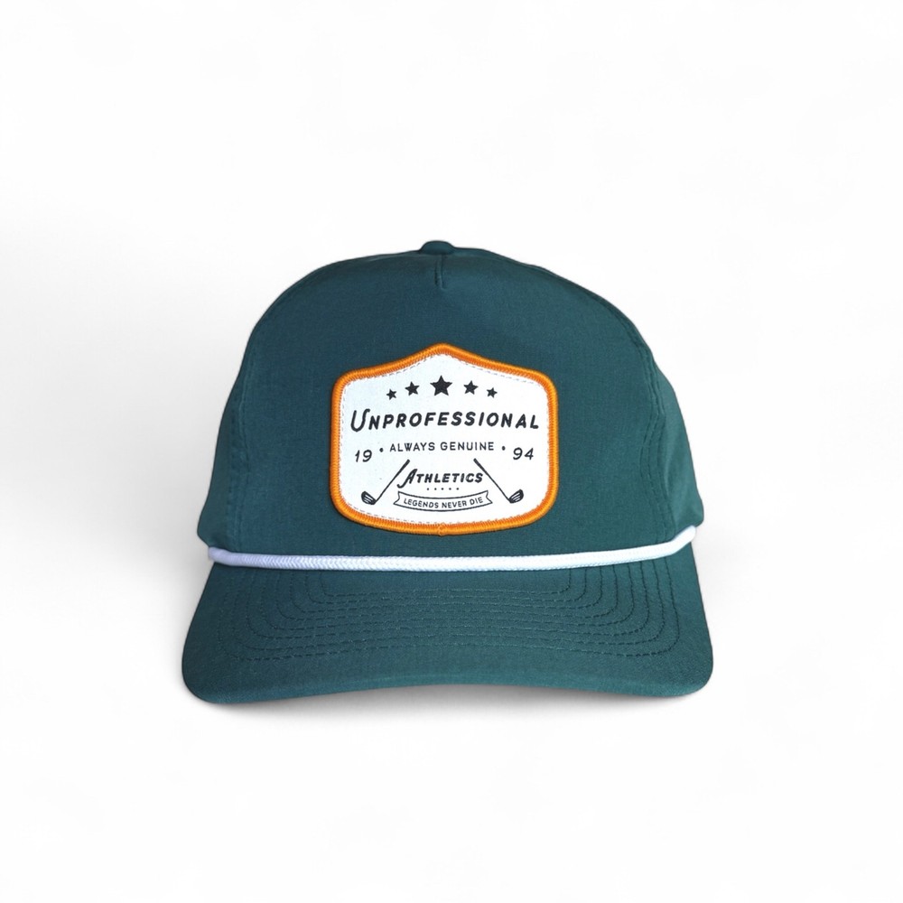 NEW Vintage- Green- Adjustable Snapback Rope Hat