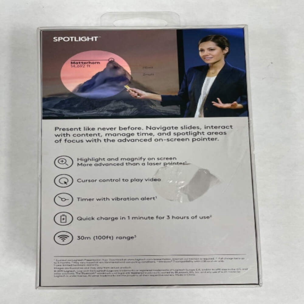 logitech Spotlight Presentation Remote 910-004860