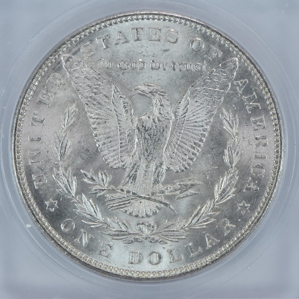 1896 Morgan Silver Dollar MS64 ICG