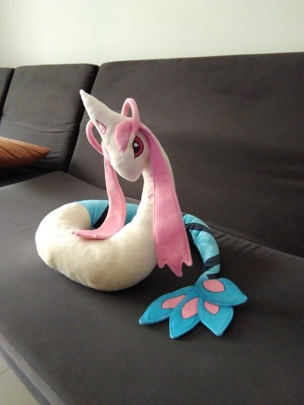 66'' Milotic Giant Plush Doll 170cm Stuffed Cotton Pillow Anime Toy Xmas Gift