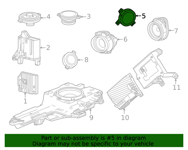 Genuine GM Inst Panel Speaker 85585739
