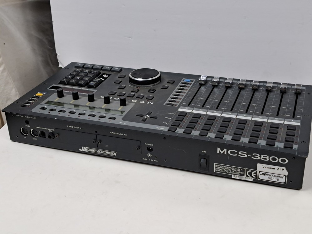 JLCooper MCS-3800 Media Command Station Electonics MIDI DAW Controller