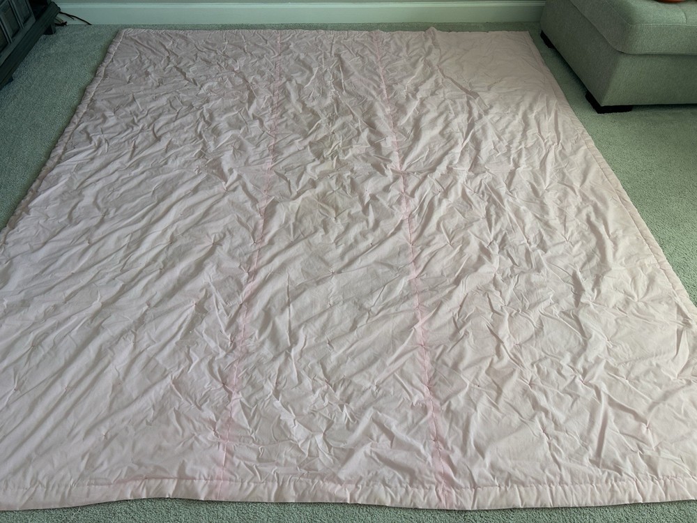 Handmade Patchwork Quilt 87x98