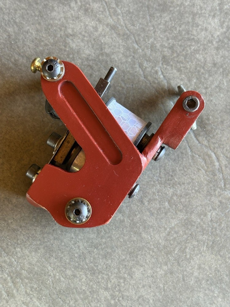 Red USA 🇺🇸 Made Coil Tattoo Machine Shader